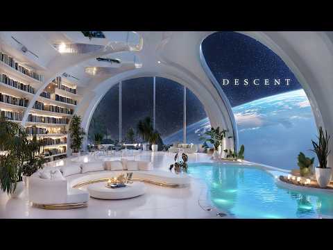 Descent: Beautiful Ambient Sci Fi Music 🎧💫 for a Peaceful Space Journey (Binaural Beats 3Hz)