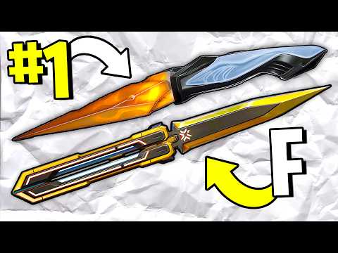 300,000+ players Vote the WORST & BEST Knife in VALORANT