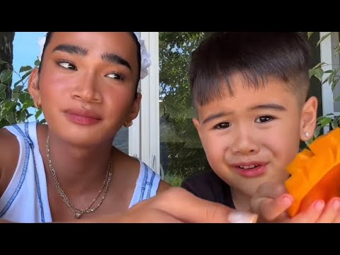 Ezekiel reacts to taste of mango! He has no filter! 🤣😩