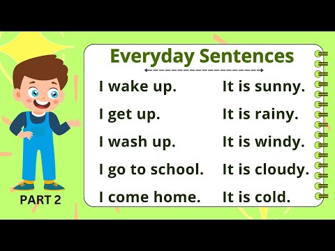 BASIC EVERYDAY SENTENCES (PART 2) | COMMONLY USED SENTENCES | Read along with me | with Teacher Jake
