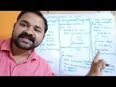 Constructors in C++ Programming | Default Constructor | Parameterized Constructor | Copy Constructor