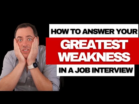 How to Answer What is Your Greatest Weakness WITHOUT SOUNDING FAKE #jobinterview #interviewcoaching