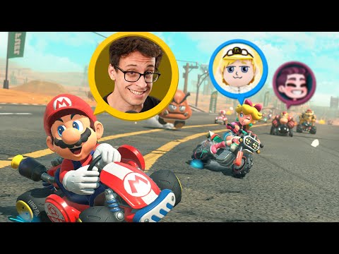 pointcrow plays mario kart with 23 other streamers