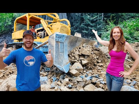 A HUGE Transformation | Building Our Road With A Dozer