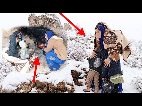 A Mother in the Snow and Ice! Somayeh's Desperate Effort to Survive with Homeless Children
