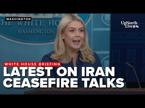 WHITE HOUSE BRIEFING: Karoline Leavitt defends Trump's comments about Iran, gives ceasefire update