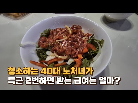 VLOG ²⁷/ 40대 8개월차 호텔 룸메이드가 특근 2번하면 받는 한달 급여는 얼마? / 매일 반복되는 노처녀 일상 / 볶음밥 / 명상 / 카페쇼