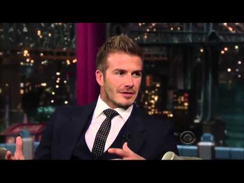 David Beckham on David Letterman Full Interview