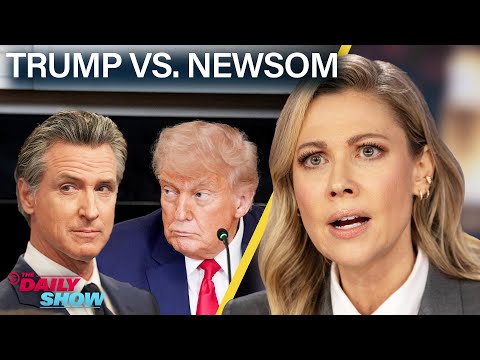 Trump Faces Off with Newsom As Marines Head to L.A. | The Daily Show