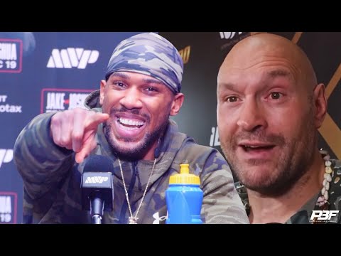 ANTHONY JOSHUA PRESS CONFERENCE CRASHED BY "GREEDY BELLY" TYSON FURY & JOHN FURY MADNESS