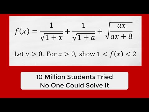 Legendary Test Question That No One Could Solve