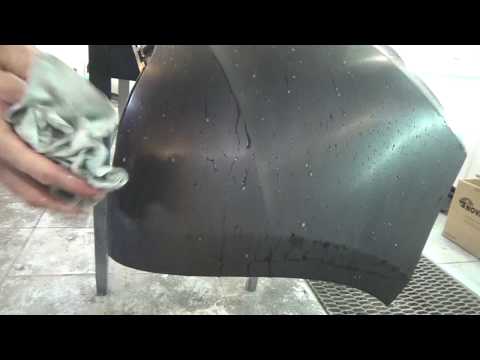 How and with what to prepare and paint a new bumper.