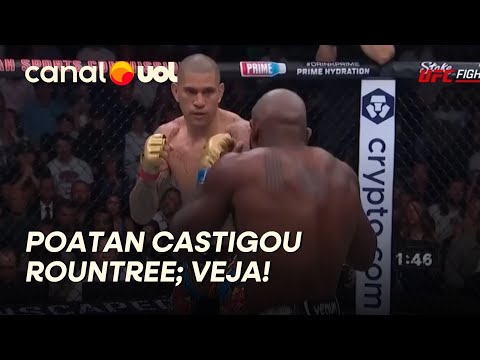 POATAN X ROUNTREE NO UFC: ALEX PEREIRA CASTIGA AMERICAO E NOCAUTEIA NO 4º ROUND; VEJA LUTA COMPLETA