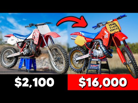 Incredible CR500 2 Stroke Dirt Bike Rebuild from Start to Finish