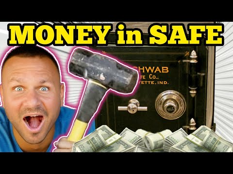 FOUND MONEY IN SAFE  I Bought An Abandoned Storage Unit