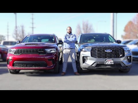 V8 versus Turbo V6 //2026 Dodge Durango GT vs 2026 Ford Explorer ST//