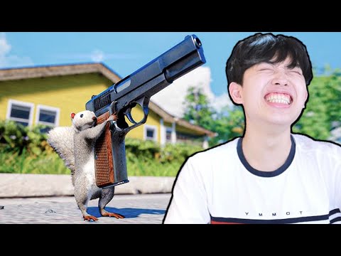 다람쥐가 총 들고 협박하는 게임ㅋㅋㅋ