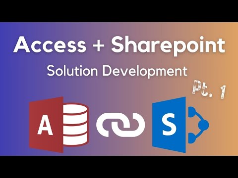 Creating and Linking to SharePoint Lists from MS Access | Access + SharePoint Development - Pt 1