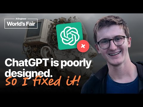 ChatGPT is poorly designed. So I fixed it