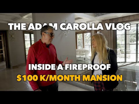 This $100K/Month Fireproof Mansion Survived the LA Wildfires 🔥 The Adam Carolla Vlog