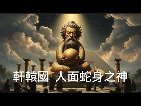 中國山海經 (海外西經) 奇異國家  軒轅國：人面蛇身之神