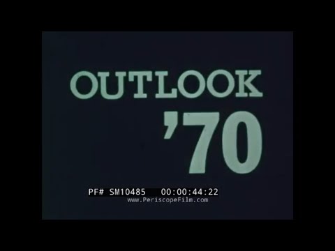 "OUTLOOK '70 "  IMPACT OF NASA SPACE PROGRAM TECHNOLOGY ON AMERICAN INDUSTRY PROMO FILM  SM10485