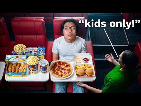 I Tried Every Movie Theater Kids Menu