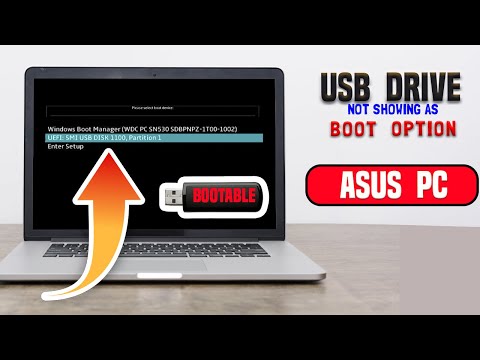 How to Fix USB Drive Not Showing as a Boot Option on ASUS | USB not Listed as Bootable Device Asus.