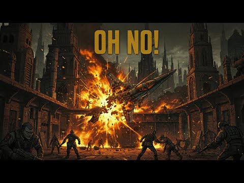 What Happens When a Banshee Jet Crashes Into a Hive City in Warhammer 40K