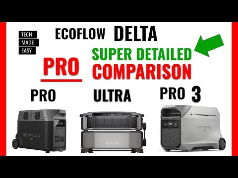 COMPARISON Delta Pro Delta Pro 3 and Delta Pro Ultra Comparison