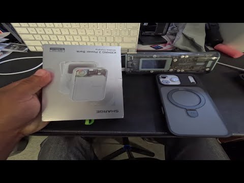 Share ICEMAG 2 10,000 mAh power, bank,￼ ￼unboxing and using it on iPhone 17 pro max
