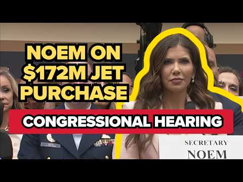 Homeland Security Secretary Kristi Noem questioned over $172M jets, personal relationship