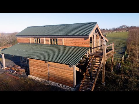 Timber Framed Barn Part 32 Roofing, Windows And Cladding