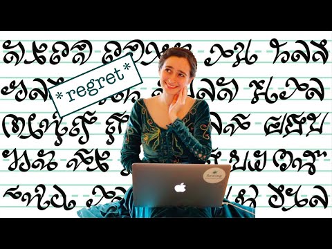 Worldbuilding: my terrible 1st conlang (and the naming-language framework I use now, 2 years later)