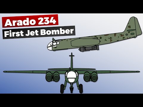 Arado Ar 234 - First Jet Bomber and Variants