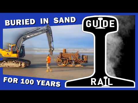 Country's oldest steam locomotive found BURIED ON A BEACH
