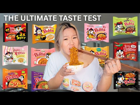 Trying EVERY SINGLE BULDAK FLAVOUR (and ranking them)