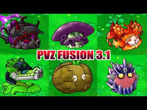 PvZ Fusion 3.1 – Kraken Sea Mushroom & Mysterious Steel Mecha Nut Max-Level Combo