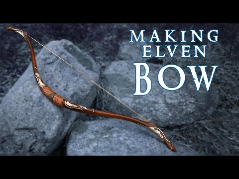 MAKING ELVEN BOW | Inspired by The Lord of the Rings