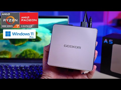 GEEKOM A5 Mini PC Review & Test - Ryzen 7 5800H, 32GB RAM - Powerful & Affordable!