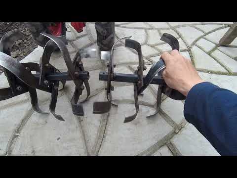 Как правильно собрать фрезы мотоблока