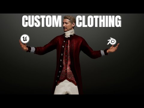 How to Make Custom Metahuman Clothes in  Unreal Engine 5 & Blender (No Marvelous Designer | FREE)