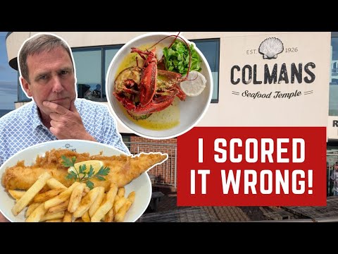 The UK'S BEST FISH And CHIPS!? Colman's Seafood Temple!