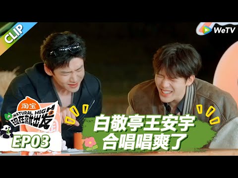 【现在就出发S3】白敬亭王安宇合唱唱《想你的夜》唱爽了！黄景瑜想学却又放不开！ |《现在就出发S3》Natural High S3 #沈腾 #王安宇 #黄景瑜 #金晨 #范丞丞#贾冰#胡先煦#白敬亭