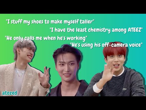 ATEEZ spilling tea about themselves and each other