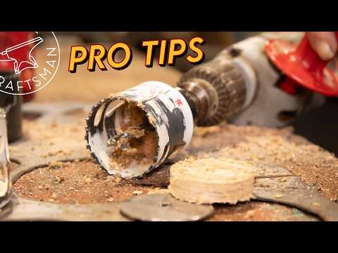 Hole Saw Pro Tips (+The "Plug" Trick)