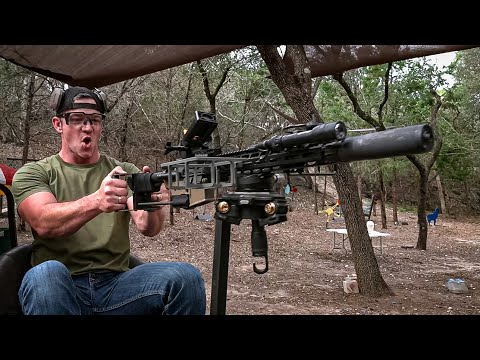 Настоящий пулемёт из AR15 - это реально! | Разрушительное ранчо
