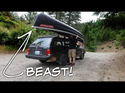 Day Trip With My Old Coleman Canoe | Shish Kabob Lunch