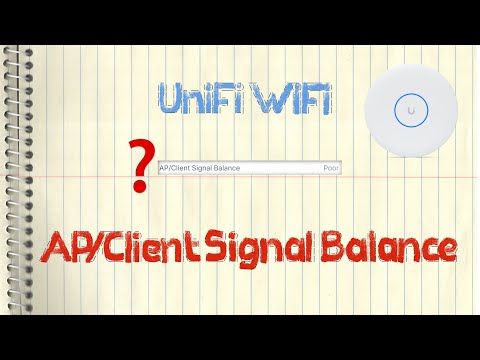 Ubiquiti UniFi Access Point - AP/Client Signal Balance (RSSI/Tx Power/Tx Rate/Rx Rate)