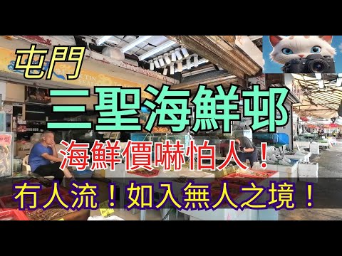 屯門，三聖海鮮邨，海鮮價嚇怕人，仲邊有人幫襯？！[18092025]#街拍